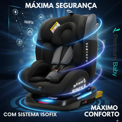 Premium Baby - Cadeira para Carro Prime 360° com Isofix