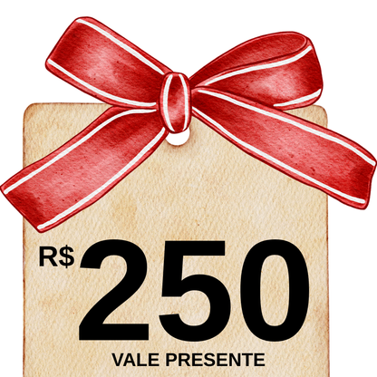 Vale Presente da OutfitBaby - de R$ 30 à R$ 1.000 - Presenteie quem você ama!