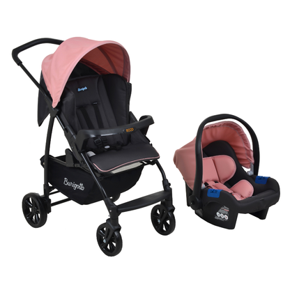 Burigotto - Kit Carrinho de Bebê Ecco Travel System com Bebê Conforto
