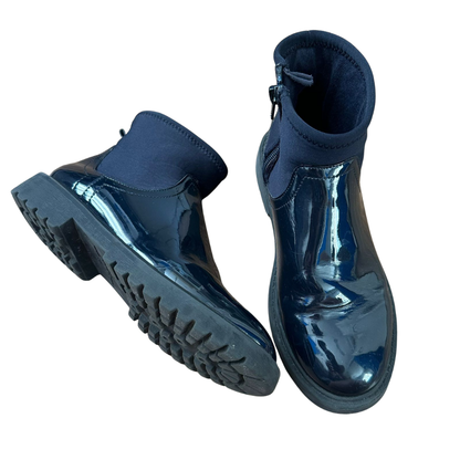 Zara - Bota Cano Curto Tamanho 33 Preto Infantil