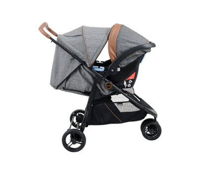 Burigotto - Kit Carrinho De Bebê Ventura Travel System 3 Rodas com Bebê Conforto