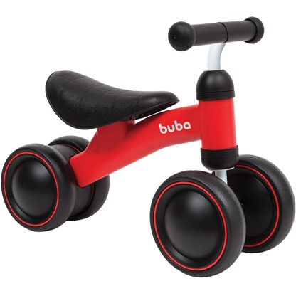 Buba - Bicicleta de Equilíbrio 4 Rodas Retro Sem Pedal